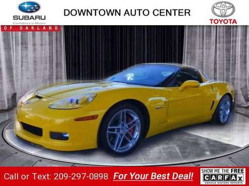 2006 Chevy Chevrolet Corvette Z06 coupe Velocity Yellow Tintcoat -... for sale in Oakland, CA