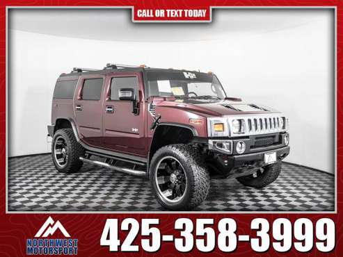 Lifted 2006 Hummer H2 4x4 - - by dealer - vehicle for sale in Lynnwood, WA