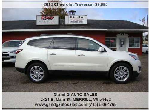 2013 Chevrolet Traverse LT AWD 4dr SUV w/1LT 149299 Miles - cars &... for sale in Merrill, WI