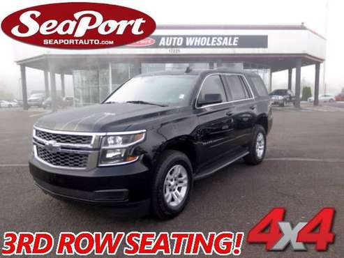 2015 Chevrolet Tahoe LT 4WD Four Door SUV Third Row Seat *Loaded* -... for sale in Portland, OR