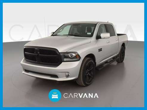 2018 Ram 1500 Crew Cab Night Pickup 4D 5 1/2 ft pickup Silver for sale in Dade City, FL