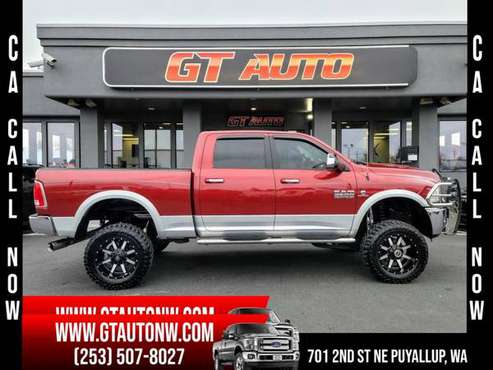 2014 Ram 2500 Crew Cab Laramie Pickup Beautifully Lifted - cars & for sale in PUYALLUP, WA