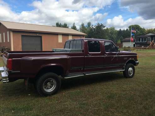 1991 F-350 Lariat Crew Cab Long Box 4x4 Dually - cars & trucks - by... for sale in Oak Grove, MN