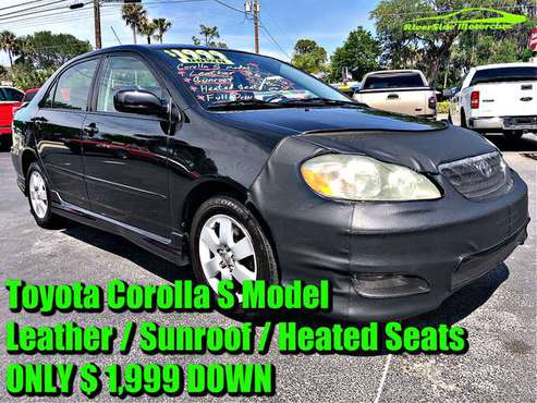 Toyota Corolla S w/Leather BUY HERE PAY HERE 100 CARS ALL APPROVED for sale in New Smyrna Beach, FL