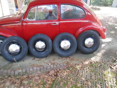 Four Antique Volkswagon wheels for sale in Booneville, TN