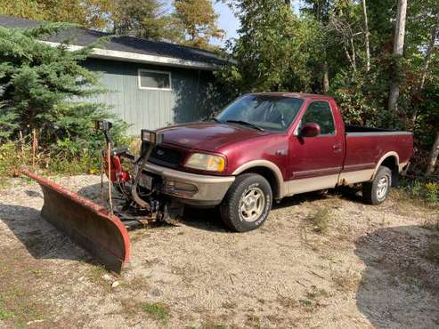 1997 F150 XLT with Western Plow - cars & trucks - by owner - vehicle... for sale in STURGEON BAY, WI