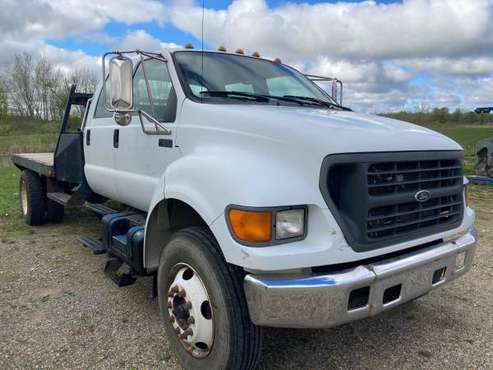 Ford F650 Super duty flatbed LOW MILES for sale in Lacota, MI
