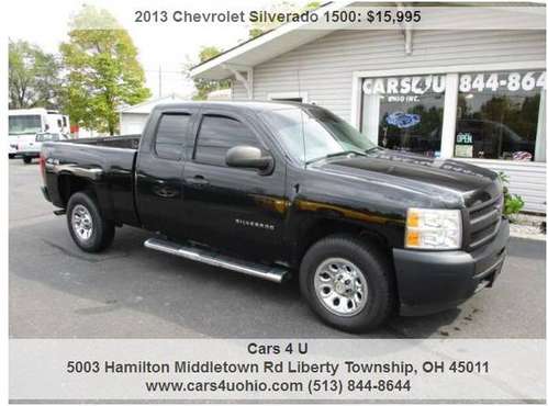 2013 Chevy Silverado 1500 Ext. Cab 4x4 with 112k Miles - cars &... for sale in Hamilton, OH