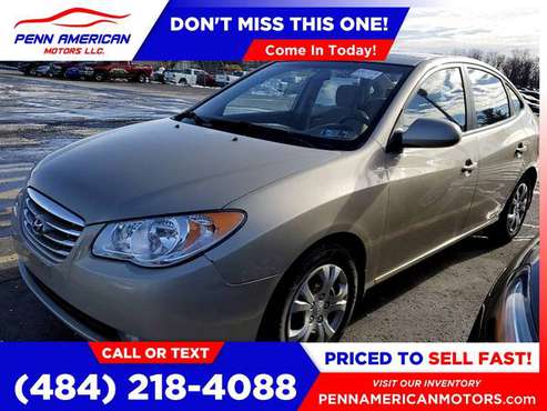2010 Hyundai Elantra GLSSedan PRICED TO SELL! - - by for sale in Allentown, PA