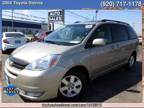 2004 TOYOTA SIENNA XLE 7 PASSENGER 4DR MINI VAN Family owned since for sale in MENASHA, WI
