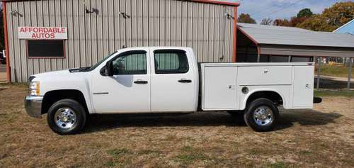 2009 CHEVROLET 2500 HD CREW CAB TOOL BOX BED TRUCK - cars & trucks -... for sale in Quitman, TX