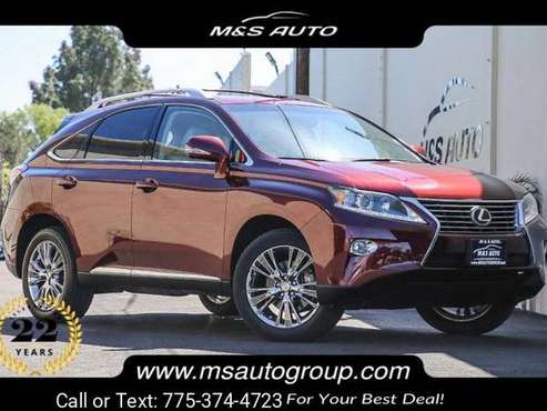 2013 Lexus RX 350 4x4 With Navigation and Premium Pkgs suv Claret for sale in Sacramento, NV