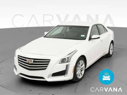 2018 Caddy Cadillac CTS Sedan 4D sedan White - FINANCE ONLINE - cars... for sale in Chicago, IL