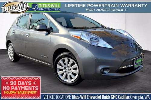 2015 Nissan LEAF Electric S HATCHBACK - cars & trucks - by dealer -... for sale in Olympia, WA
