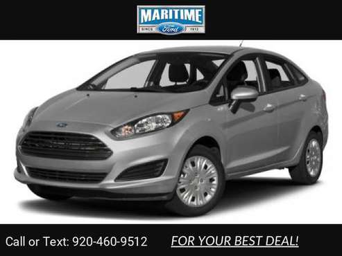 2017 Ford Fiesta S sedan White - cars & trucks - by dealer - vehicle... for sale in Manitowoc, WI
