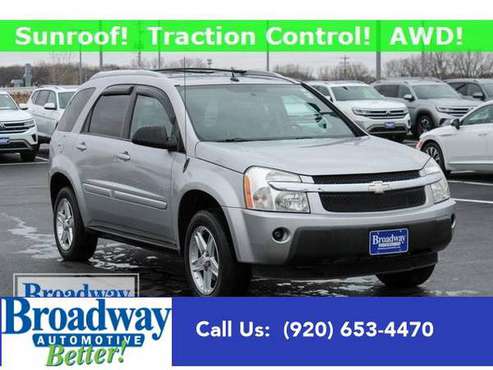 2005 Chevrolet Equinox SUV LT - Chevrolet Galaxy Silver - cars &... for sale in Green Bay, WI