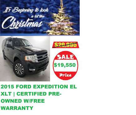 ☃️☃️Its Christmas Time...2015 Ford Expedition El ..Leather 3rd Row..... for sale in Austin, TX