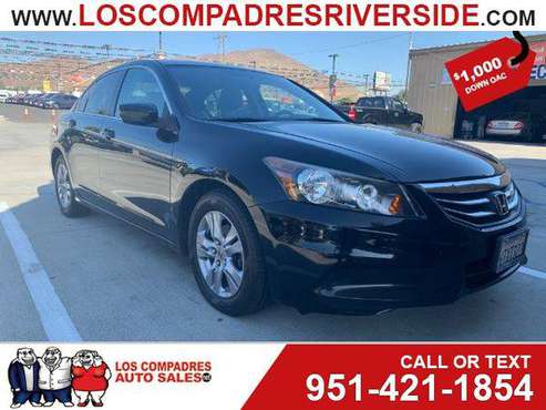 2012 Honda Accord SE -$1,000 Down and Your Job, Drives Today! for sale in Riverside, CA