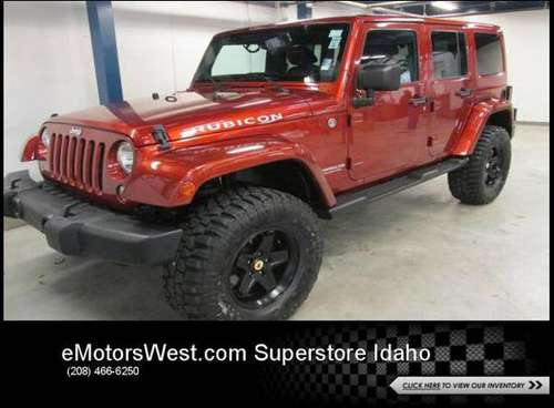2014 Jeep Wrangler Unlimited Rubicon LIFED CUSTOM WHEELS A MUST SEE ! for sale in Caldwell, ID