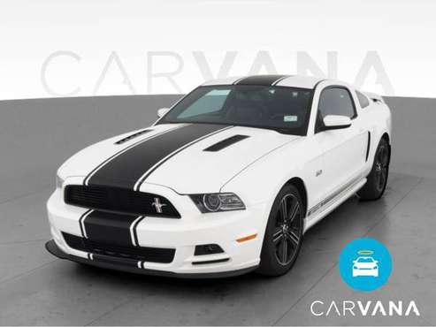 2013 Ford Mustang GT Premium Coupe 2D coupe White - FINANCE ONLINE -... for sale in Zanesville, OH