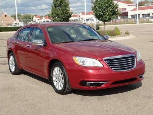 2013 Chrysler 200 sedan Limited (Deep Cherry Red Crystal Pearlcoat)... for sale in Sterling Heights, MI