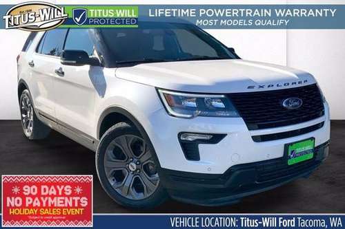 2018 Ford Explorer 4x4 4WD Sport SUV - cars & trucks - by dealer -... for sale in Tacoma, WA