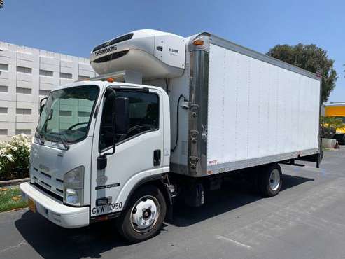 2015 Isuzu NQR 18 Reefer Box Truck w/Liftgate CARB Compliant - cars for sale in Riverside, CA