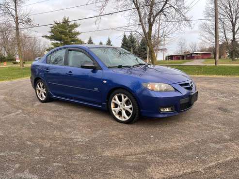 2008 Mazda 3 sedan 5 speed leather loaded - cars & trucks - by owner... for sale in Rochester , NY