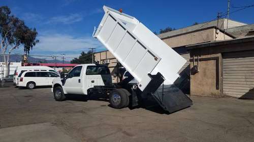 2008 FORD F350, 12FT DUMP, LIFTAGTE, GAS, I FINANCE HERE - cars &... for sale in Rosemead, CA