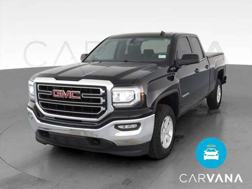 2018 GMC Sierra 1500 Double Cab SLE Pickup 4D 6 1/2 ft pickup Black... for sale in Ithaca, NY