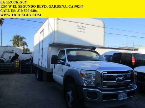 2011 FORD F550 XLT 20FT 3 TON MOVING GRIP BOX TRUCK LIFTGATE 110K... for sale in Gardena, CA