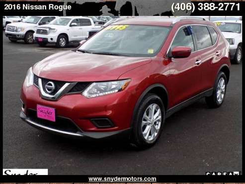 2016 Nissan Rogue, AWD, BACK UP CAMERA, 52K for sale in Belgrade, MT