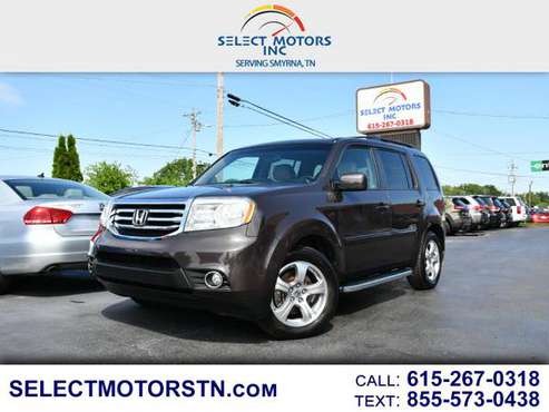 2012 HONDA PILOT EX-L 1 OWNER AWD W/DVD SYSTEM & 3rd ROW SEAT for sale in TN