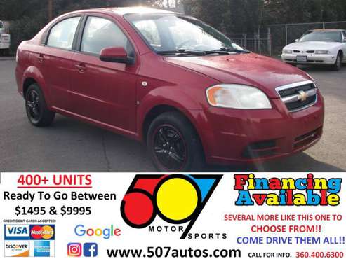 2007 Chevrolet Aveo 4dr Sdn LS - - by dealer - vehicle for sale in Roy, WA