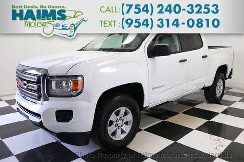 2016 GMC Canyon 2WD Crew Cab 128.3 for sale in Lauderdale Lakes, FL