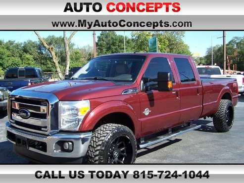 2012 FORD F-250 SD LARIAT CREW CAB FX4 4X4 LONG BED 6.7L DIESEL TRUCK for sale in Joliet, IL