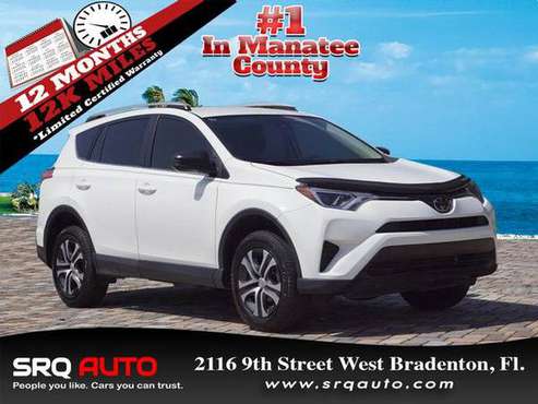 2017 *Toyota* *RAV4* *LE FWD* Super White for sale in Bradenton, FL