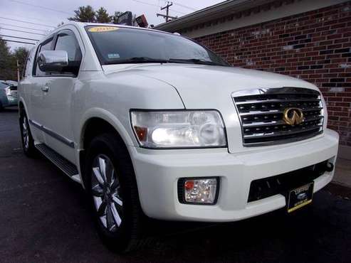 2010 Infini QX56 4x4, 133k Miles, Auto, White/Tan, Nav, P Roof,... for sale in Franklin, NH