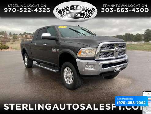 2018 RAM 3500 Laramie 4x4 Mega Cab 64 Box - CALL/TEXT TODAY! - cars for sale in Sterling, CO
