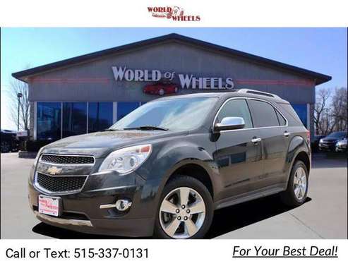 2013 Chevy Chevrolet Equinox LTZ suv Black - - by for sale in Ankeny, IA