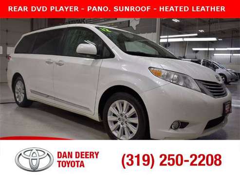 2012 Toyota Sienna Limited Blizzard Pearl - - by for sale in Cedar Falls, IA