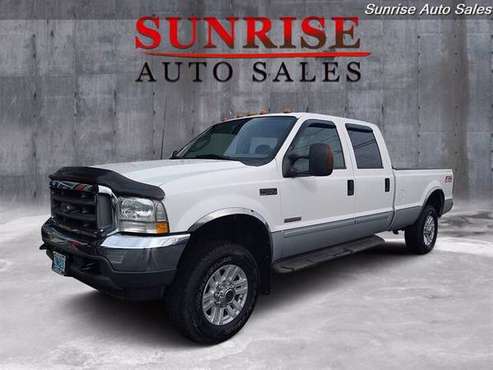 2003 Ford F-350 Diesel 4x4 4WD F350 Super Duty Lariat 4dr Crew Cab... for sale in Milwaukie, OR