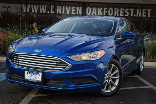 2017 *Ford* *Fusion* *SE FWD* Lightning Blue for sale in Oak Forest, IL