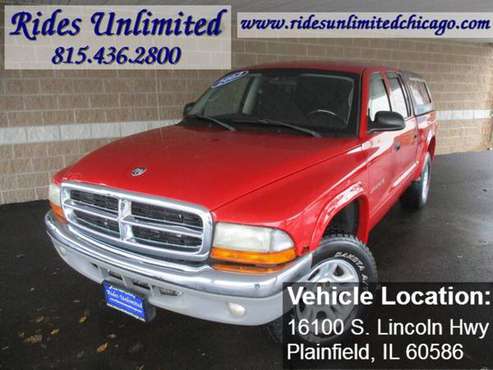 2002 Dodge Dakota SLT 4dr Quad Cab SLT - cars & trucks - by dealer -... for sale in Plainfield, IL