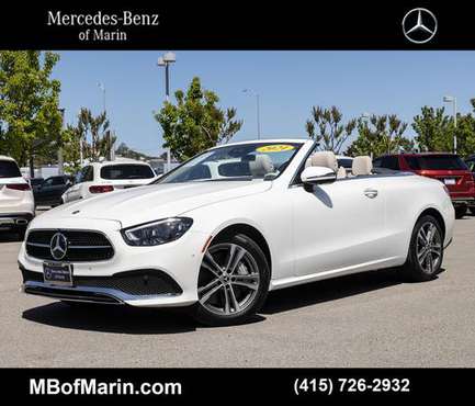 2021 Mercedes-Benz E450 4MATIC Cabriolet - 4T4132 - Certified 1k miles for sale in San Rafael, CA