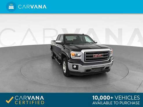 2014 GMC Sierra 1500 Double Cab SLT Pickup 4D 6 1/2 ft pickup BLACK - for sale in Indianapolis, IN