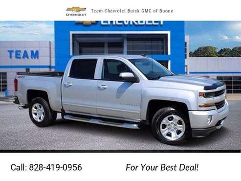 2018 Chevy Chevrolet Silverado 1500 LT pickup Silver for sale in Boone, NC