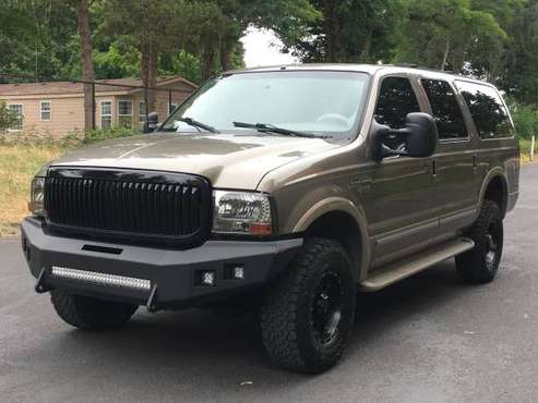 2002 Ford Excursion Limited 7.3 POWERSTROKE 4X4 3RD ROW NEW TIRES!!! for sale in Portland, OR