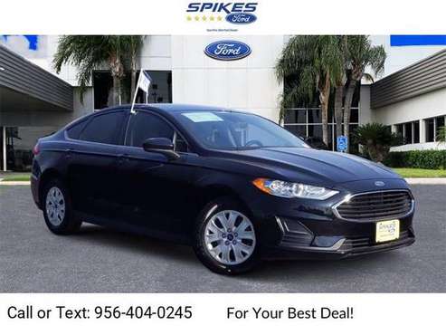 2020 Ford Fusion S sedan BLACK - cars & trucks - by dealer - vehicle... for sale in Mission, TX