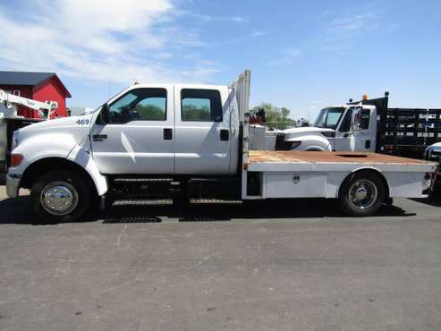 2004 Ford F-650 crew cab flatbed non cdl automatic for sale in CO